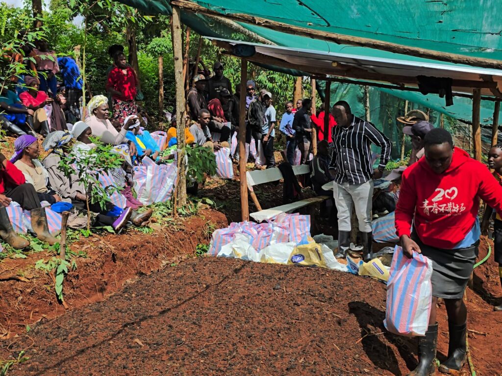 farming education to farmers in Kenya 