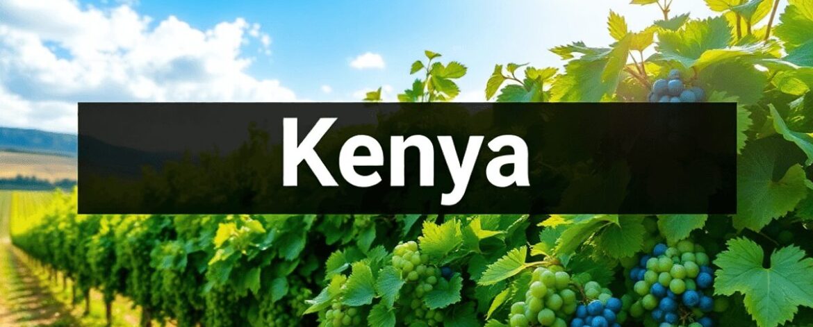 Lush green grapevines with ripe grapes under a bright sky in a vibrant vineyard, symbolizing agricultural success and growth.
